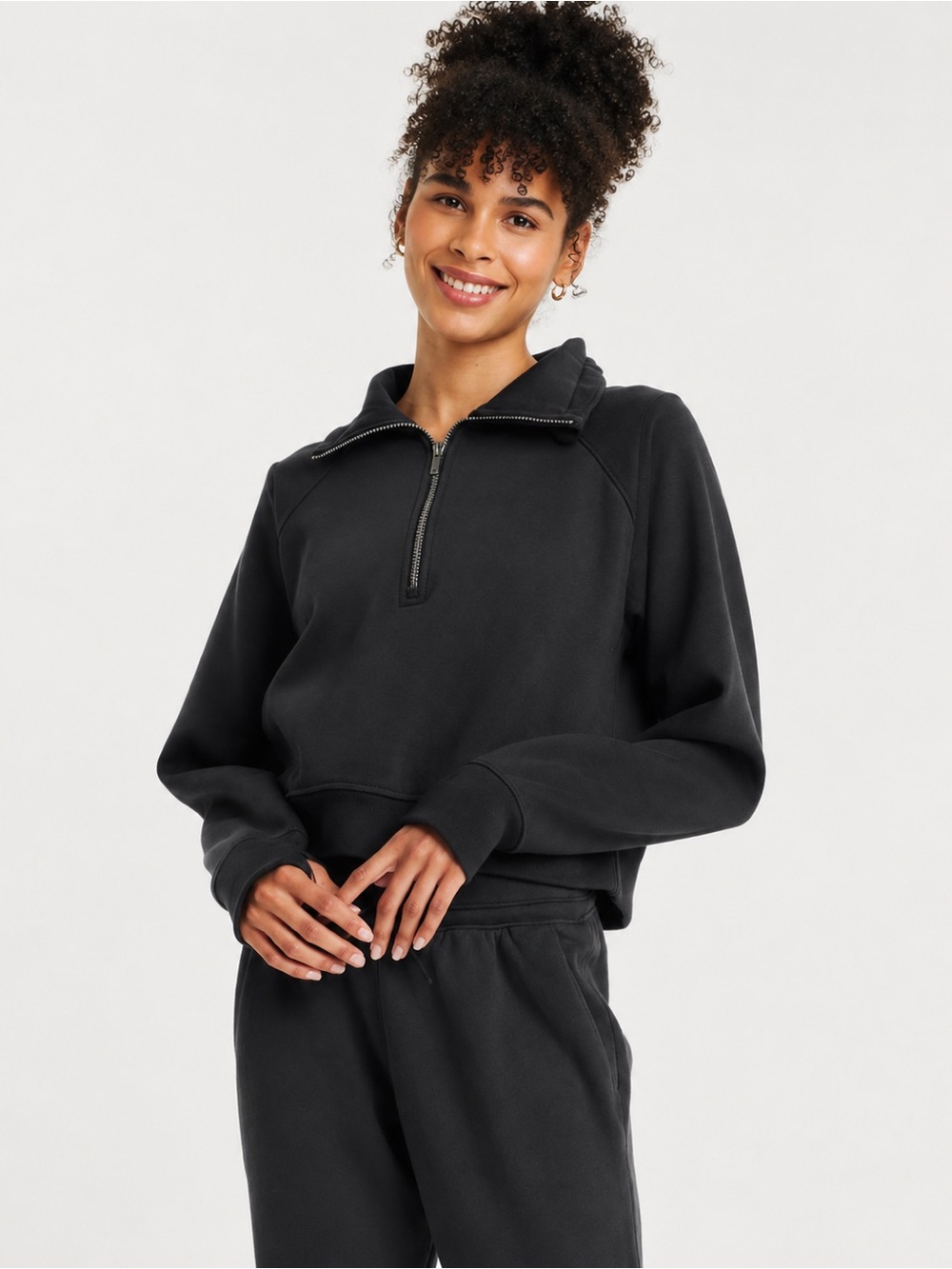 All In Motion 1/2 Zip Pullover Slightly Cropped - Size S